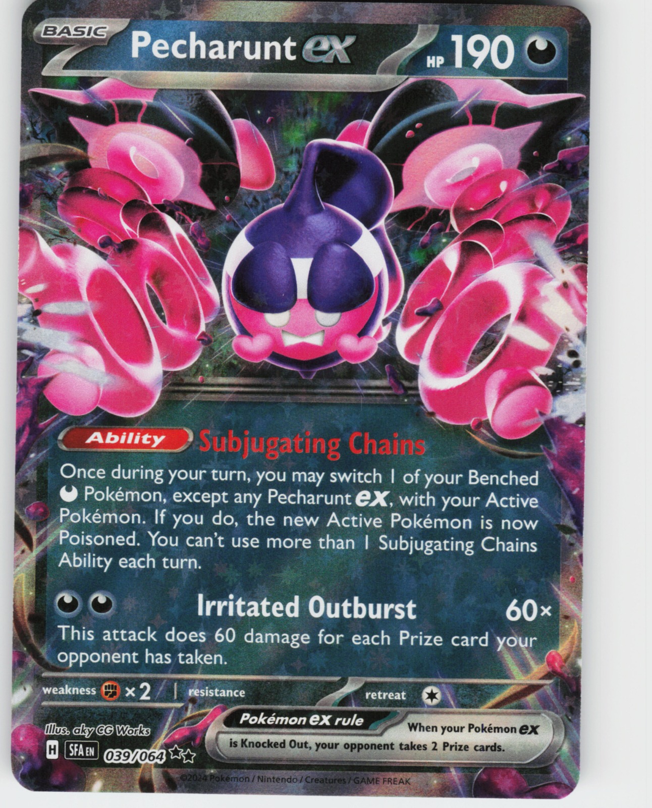 Pecharunt ex - 039/064 SV: Shrouded Fable Double Rare