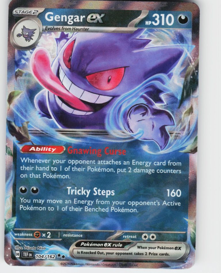 Gengar ex 104/162 SV05: Temporal Forces Double Rare