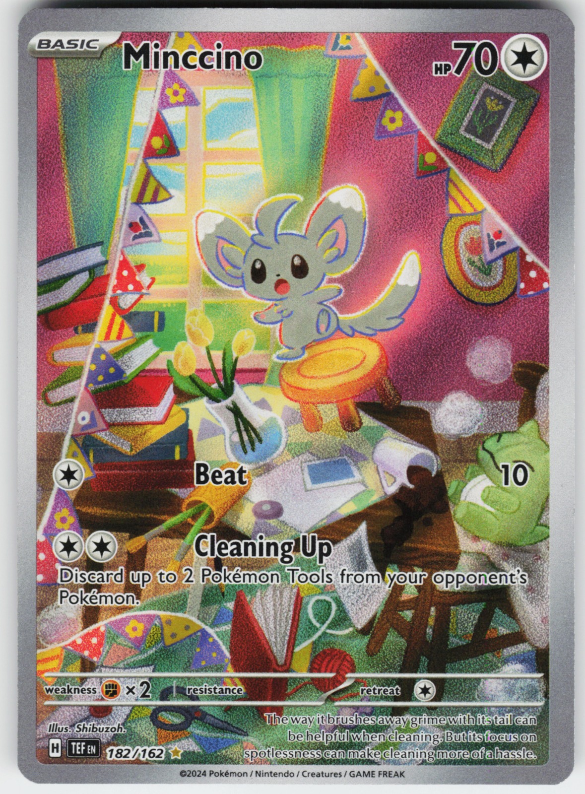 Minccino 182/162 SV05: Temporal Forces Illustration Rare