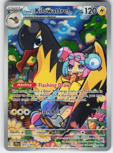 Iono's Kilowattrel 163/159 SV09: Journey Together Illustration Rare