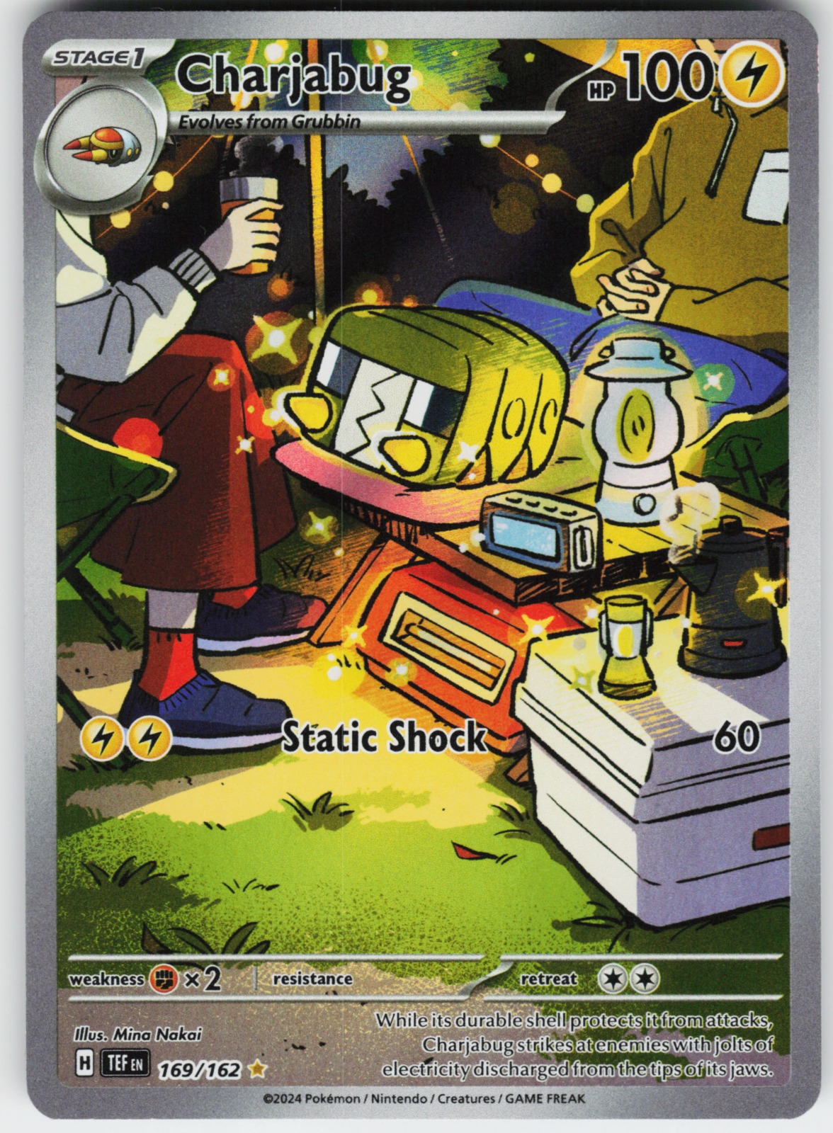 Charjabug 169/162 SV05: Temporal Forces Illustration Rare